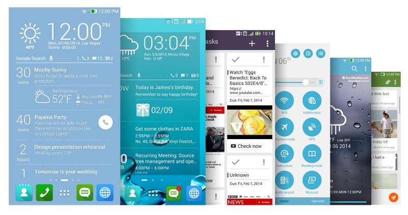 Asus Zen UI Android Lolipop 5.0 Zenfone 2
